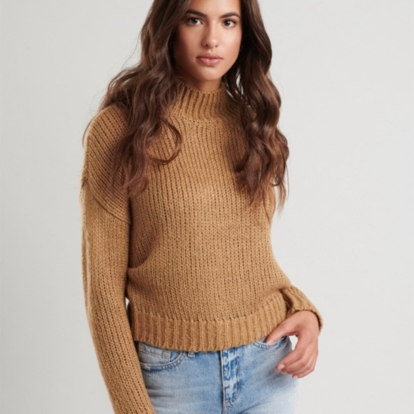 BRAND NEW W/ TAG Garage Mock Neck Sweater - Picture 2 of 5